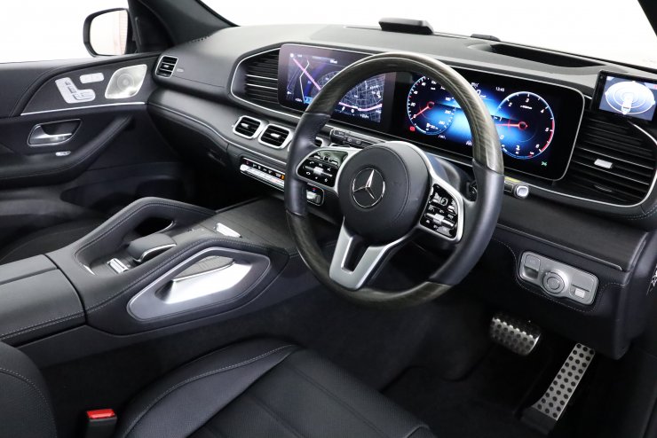 メルセデスベンツ GLSクラス GLS400d 4マチック AMGライン 黒革 純正21