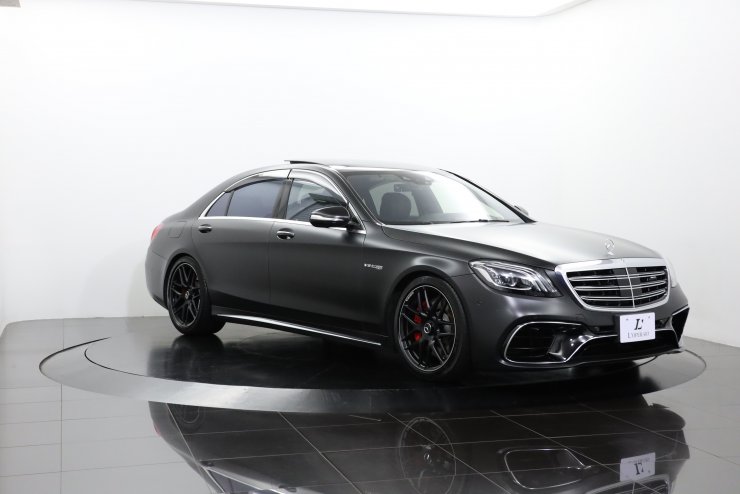 AMG Sクラス S63 4マチック＋ロング 後期 黒革 マットブラック