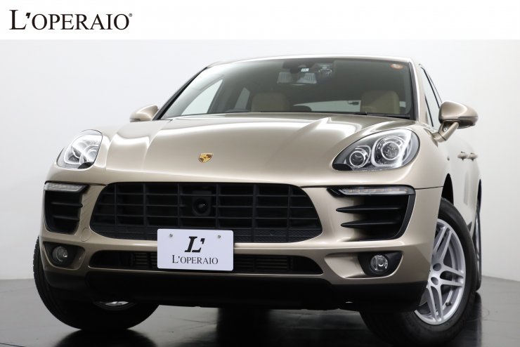 ポルシェ マカン PDK 有償色 ベージュハーフ革 スポーツクロノPKG 純正