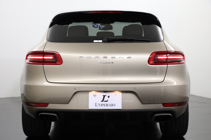 ポルシェ マカン PDK 有償色 ベージュハーフ革 スポーツクロノPKG 純正