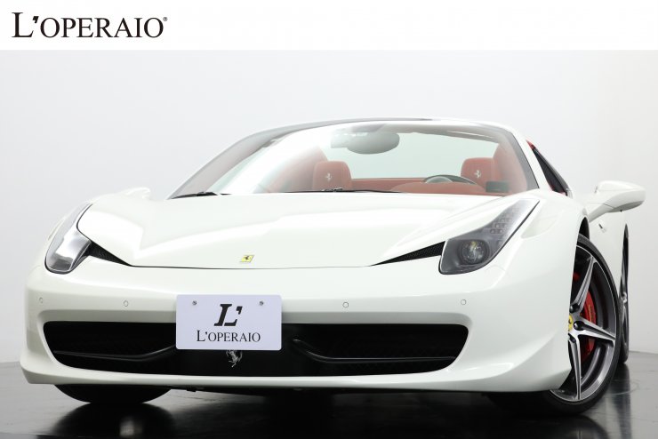 フェラーリ 458 Spider F1 DCT 正規ディーラー車 20インチ鍛造アルミ