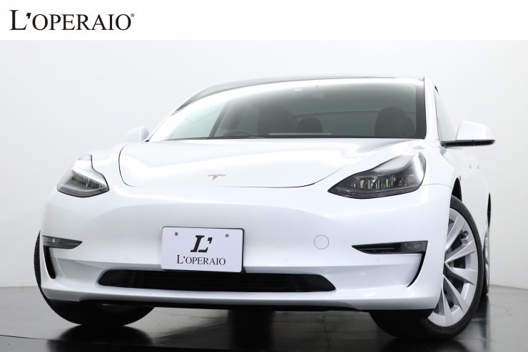 テスラ モデル3 ロングレンジ AWD ワンオーナー 純正19インチアルミ