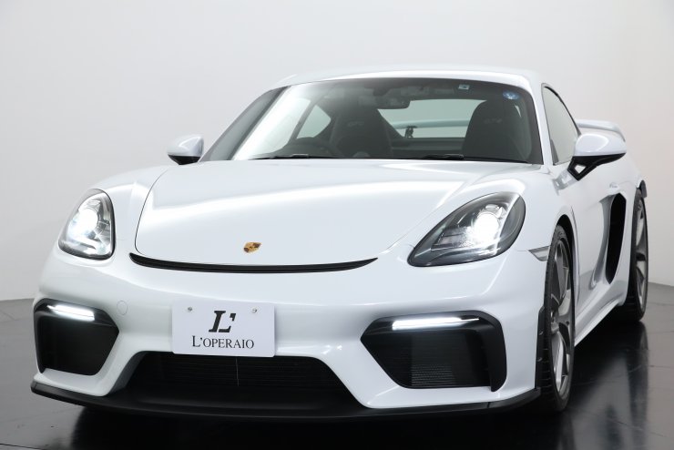 ポルシェ 718 Cayman GT4 PDK ワンオーナー 走行距離50km台 クロノ