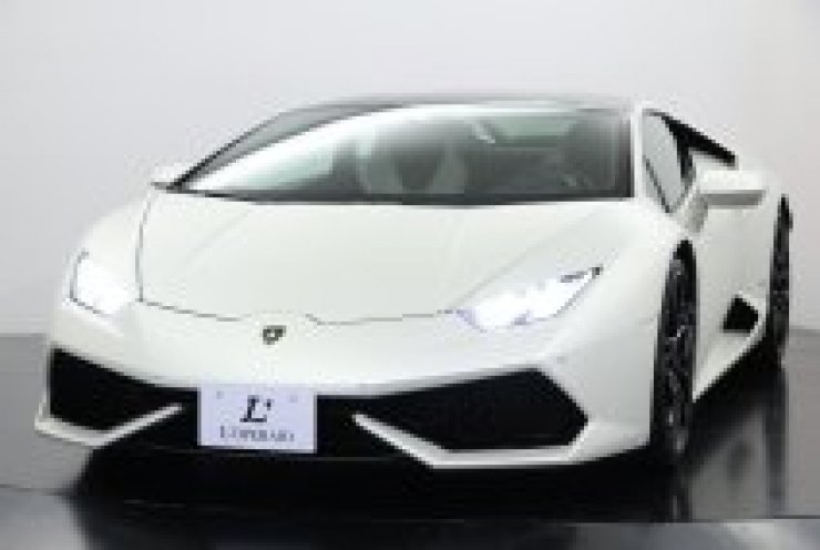 ランボルギーニ ウラカン LP610-4 有償マットカラー 白×黒革 20インチ