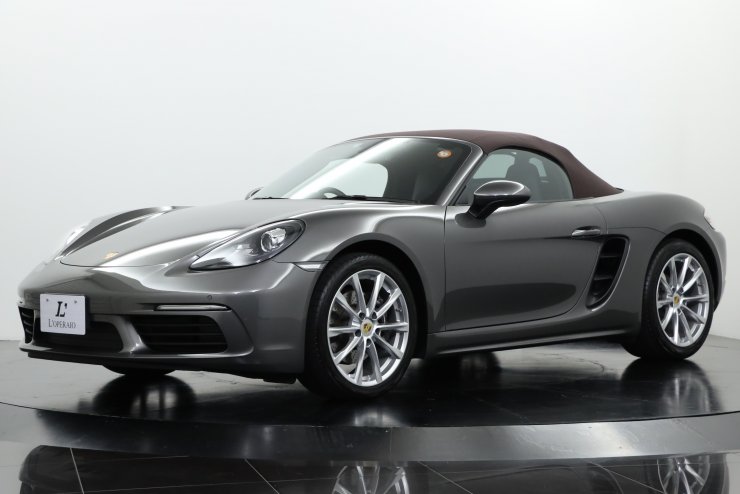ポルシェ 718 ボクスター 6MT アゲートグレー 純正19インチ