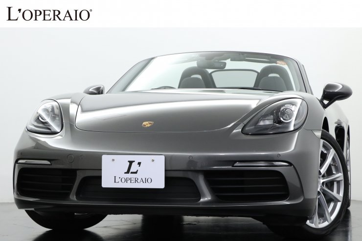ポルシェ 718 ボクスター 6MT アゲートグレー 純正19インチボクスターS 