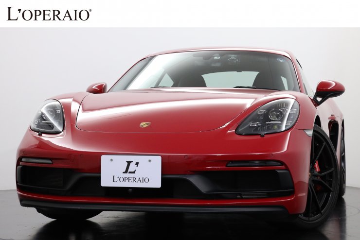 【ラッピング不可】 ポルシェ 718 GTSインテリア カーマインレッド 6MT GTS Cayman ホビーラジコン