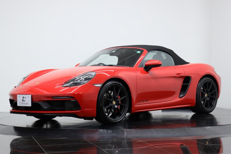 ポルシェ 718 Boxster GTS 4.0 6MT レザーインテリア 18Way
