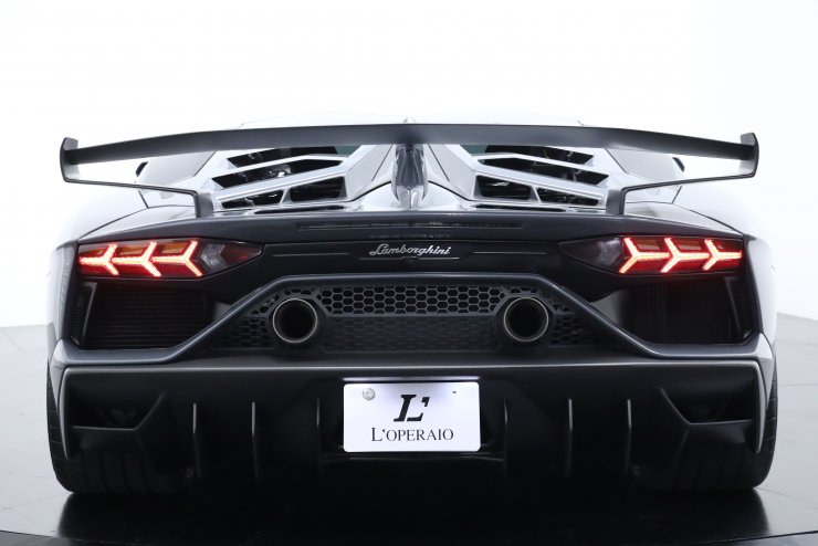 ランボルギーニ アヴェンタドール SVJ 走行800キロ 左H カーボン