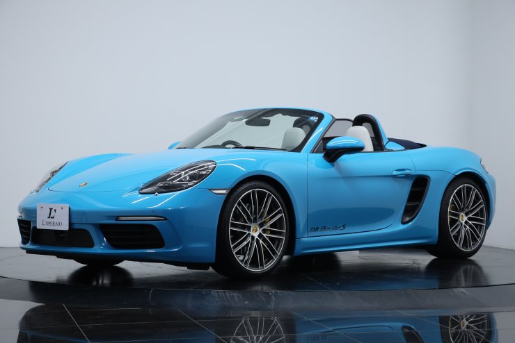 ポルシェ 718 Boxster S PDK ワンオーナー マイアミブルー