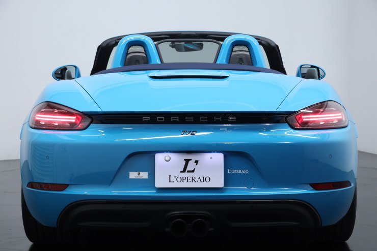 ポルシェ 718 Boxster S PDK ワンオーナー マイアミブルー