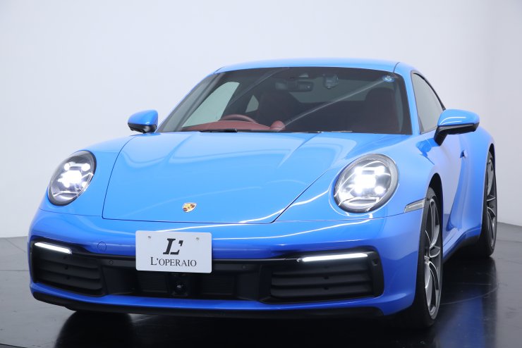 ポルシェ 911(Type992) Carrera PDK ワンオーナー シャークブルー