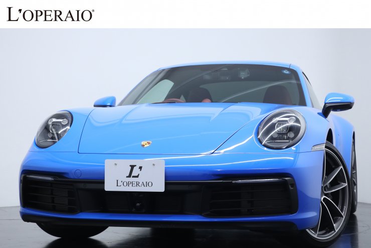 ポルシェ 911(Type992) Carrera PDK ワンオーナー シャークブルー