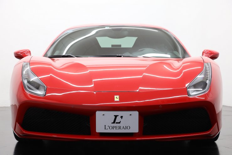 フェラーリ 488 F1 DCT 左H 20インチ鍛造アルミ フロントリフト