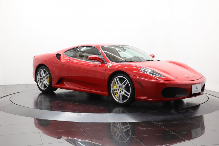 フェラーリ F430 F1 希少右ハンドル 後期モデル 正規ディーラー車 カーボンブレーキ クラッチウェア80％ タイヤ2022年製中古車