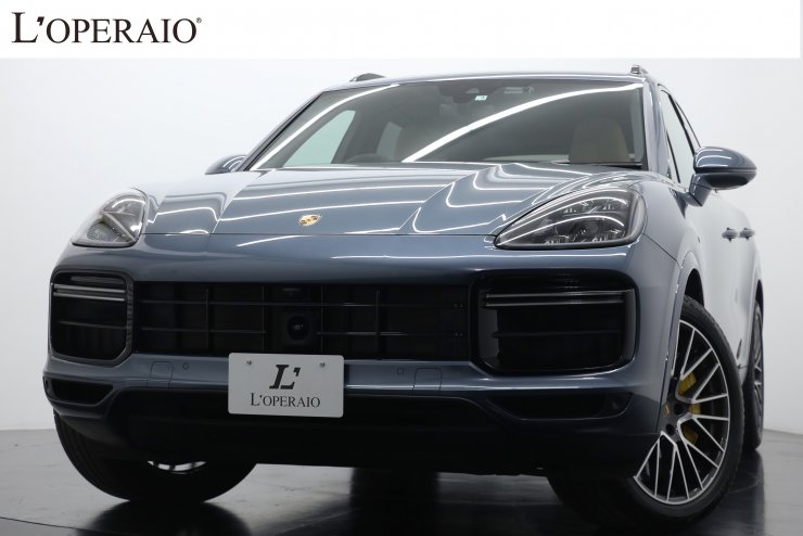 ポルシェ カイエン Turbo Tip-S【総額1203万円】有償色 ビスケブルー