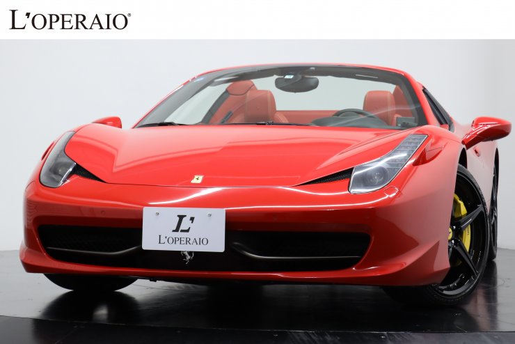 フェラーリ 458 Spider F1 DCT 正規ディーラー車 フロント