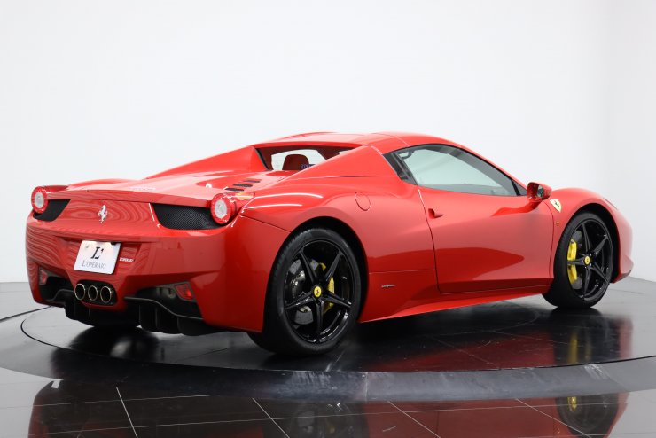 フェラーリ 458 Spider F1 DCT 正規ディーラー車 フロント