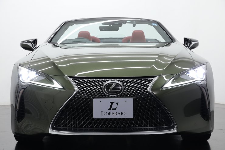 レクサス LC LC500 コンバーチブル フレアレッドレザー シート