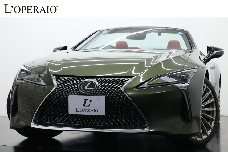 レクサス LC LC500 コンバーチブル フレアレッドレザー シート