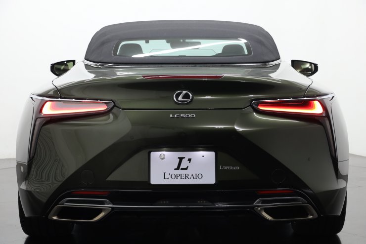レクサス LC LC500 コンバーチブル フレアレッドレザー シート