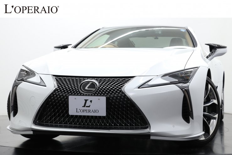 レクサス LC LC500 Sパッケージ オーカーハーフレザー TRDエアロ 純正