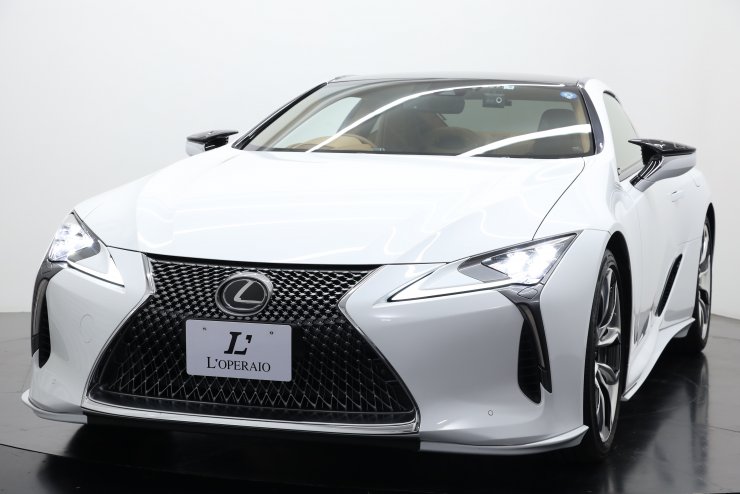レクサス LC LC500 Sパッケージ オーカーハーフレザー TRDエアロ 純正