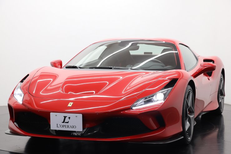 フェラーリ F8スパイダー 純正 サイドスカート 個人宅配送不可 フェラーリ F8 スパイダー 1オーナー 正規ディーラー車 走行約