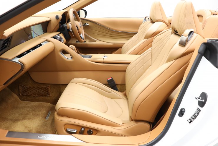 レクサス LC LC500 コンバーチブル ワンオーナー オーカーレザー