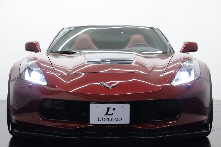 1/8】シボレーコルベットC7-Rのボディ 1/8】シボレーコルベット