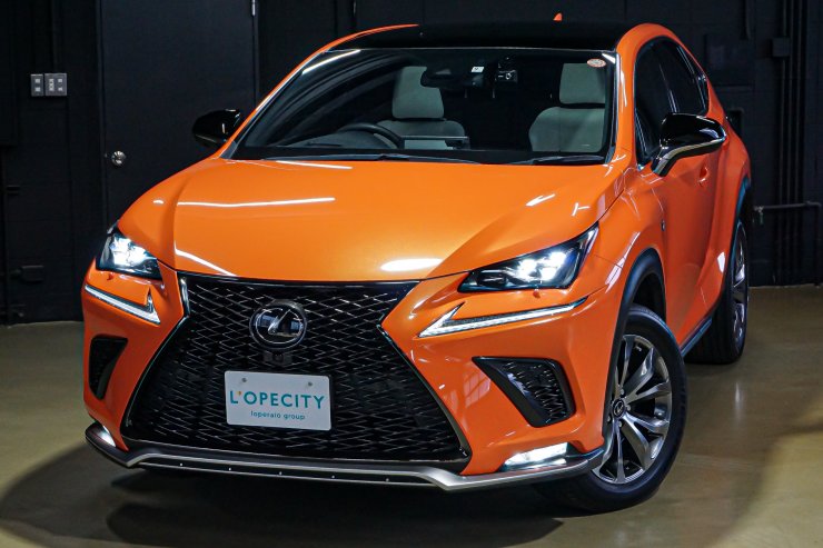 令和4年　LEXUS NX Fスポーツ ヘッドライト左 レクサス NX NX300 Fスポーツ 三眼LED パノラマルーフ カラーヘッド