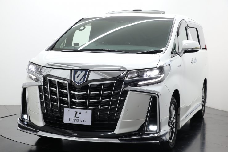 トヨタ アルファード ハイブリッド エグゼクティブラウンジS 有償色 黒