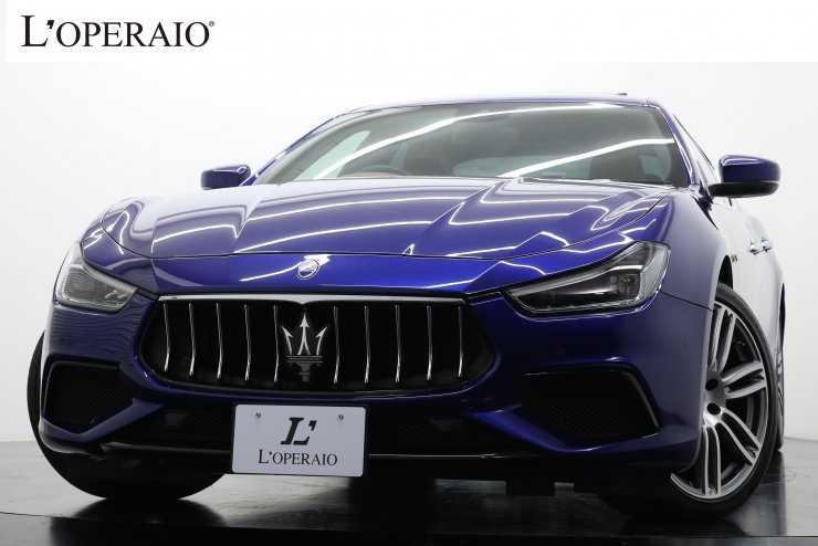 マセラティ ギブリ S グランスポーツ ワンオーナー ブルーエモツィ