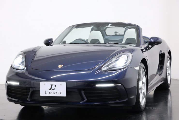 ポルシェ 718 ボクスター 6MT 有償色 グラファイトブルースポーツ