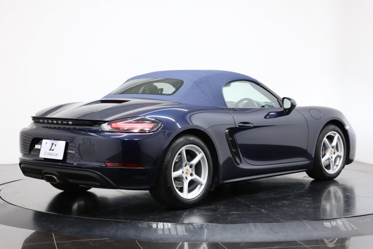 ポルシェ 718 ボクスター 6MT 有償色 グラファイトブルースポーツ