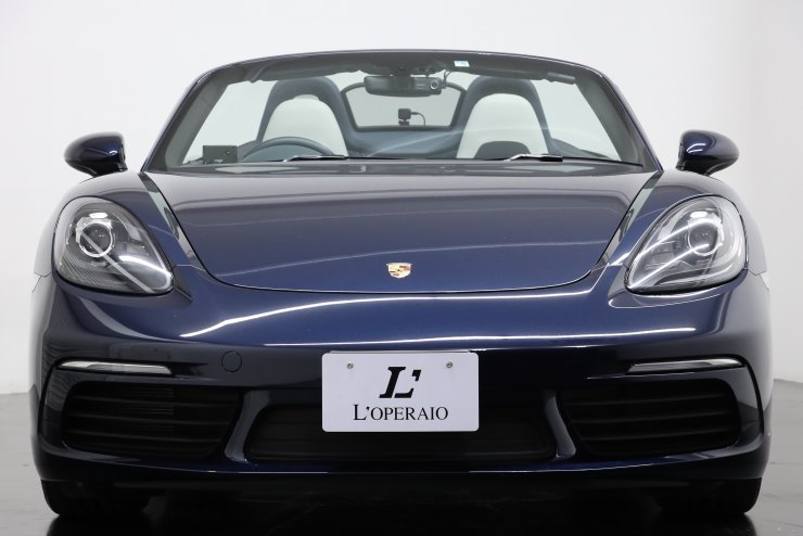 ポルシェ 718 ボクスター 6MT 有償色 グラファイトブルースポーツ