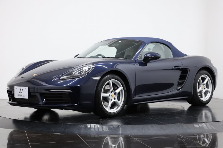 ポルシェ 718 ボクスター 6MT 有償色 グラファイトブルースポーツ