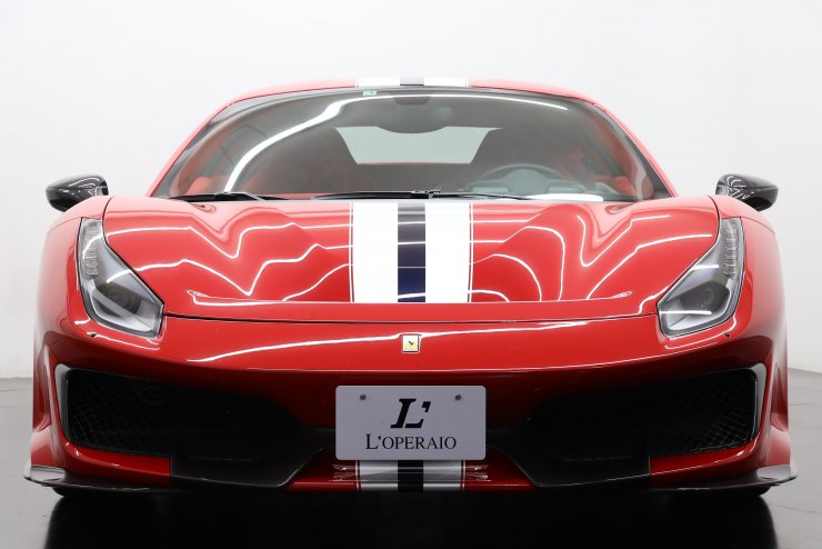 フェラーリ 488 Pista F1 DCT 正規ディーラー車 左ハンドル