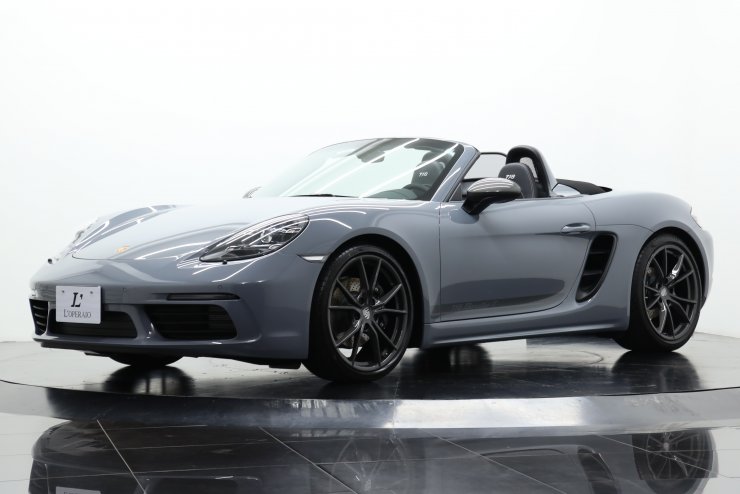 ポルシェ 718 ボクスターT 6MT ワンオーナー 左ハンドル スポーツ