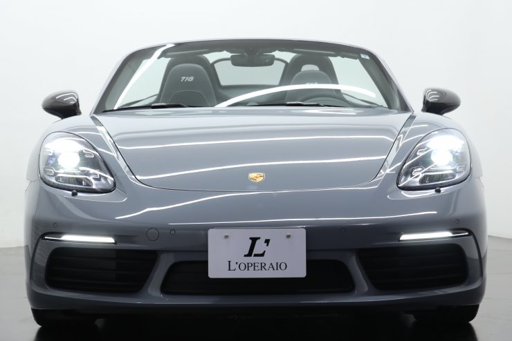 ポルシェ 718 ボクスターT 6MT ワンオーナー 左ハンドル スポーツ