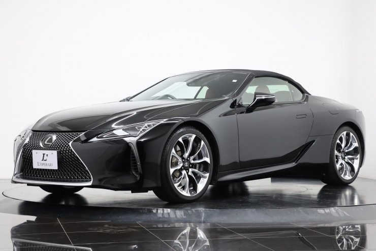 レクサス LC LC500 コンバーチブル 赤×黒革 マークレビンソン ヘッド