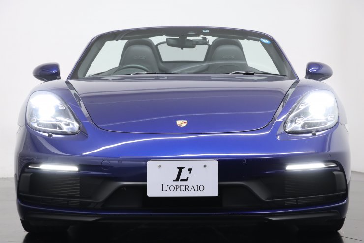 ポルシェ 718 Boxster GTS 4.0 6MT 1オーナー車 スポーツクロノ