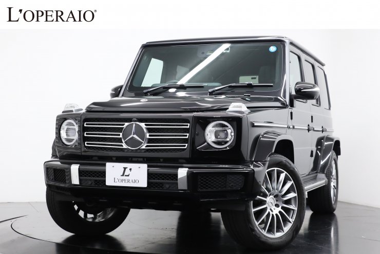 メルセデスベンツ Gクラスロング G400d AMGライン 黒革 レッド