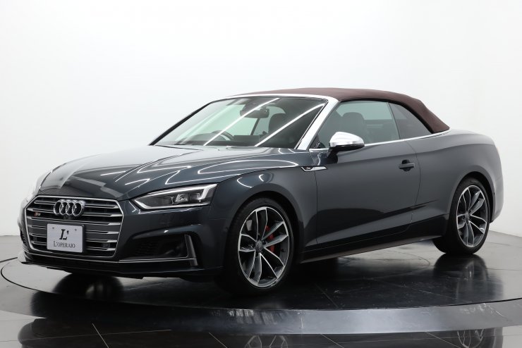 アウディ S5 カブリオレ 3.0 有償色 ブラウン幌 レザーPKG