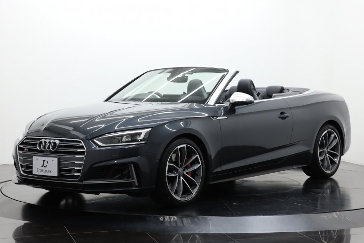 アウディ S5 カブリオレ 3.0 有償色 ブラウン幌 レザーPKG