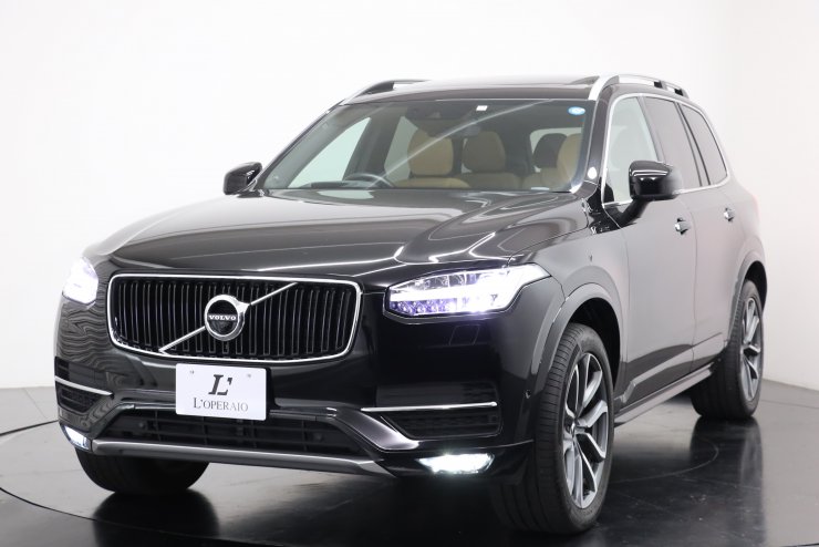 ボルボ XC90 T5 AWD モメンタム 1オーナー アンバーレザー 純正 
