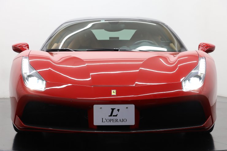 フェラーリ 488 GTB F1 正規ディーラー車 左ハンドル 20インチ鍛造