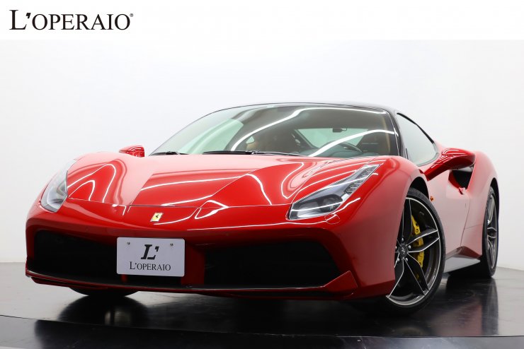 フェラーリ 488 GTB F1 正規ディーラー車 左ハンドル 20インチ鍛造