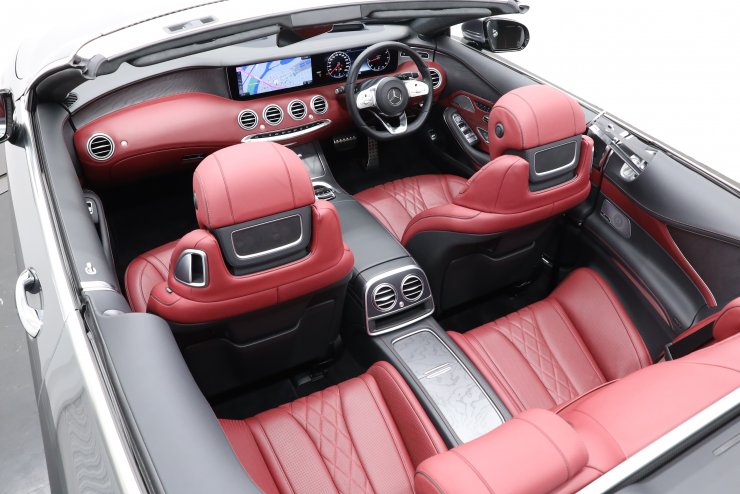 メルセデスベンツ Sクラス S560カブリオレ 後期モデル 赤幌 赤革 純正