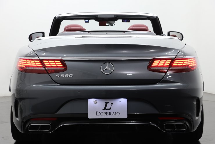 メルセデスベンツ Sクラス S560カブリオレ 後期モデル 赤幌 赤革 純正